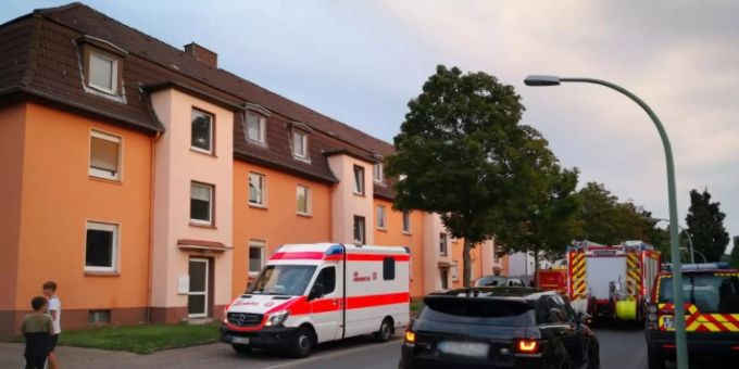 Die Einsatzkräfte waren in Herne (D) tagelang im Einsatz. Herne