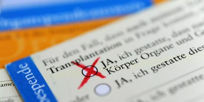 Organspende Widerspruchslösung