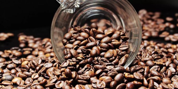 Kaffeebohnen. Kaffee
