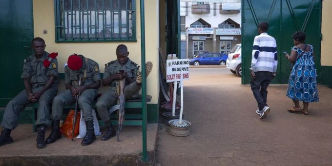 Sicherheitskräfte in Kamerun. Kamerun