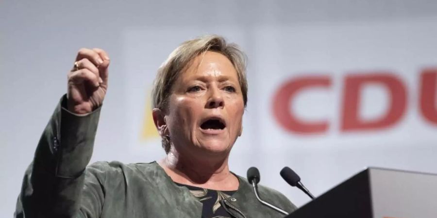 Susanne Eisenmann ist seit drei Jahren Kultusministerin Baden-Württembergs und strebt nach mehr. Foto. Thomas Kienzle Foto: Thomas Kienzle