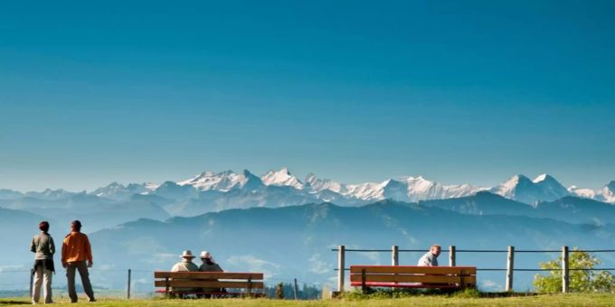 Aussicht von Trub Trub