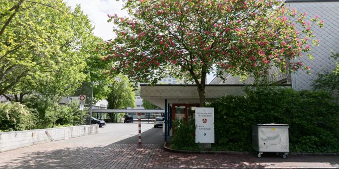 Die Schulanlage Unterboden in Obersiggenthal. Die Schulanlage Unterboden in Obersiggenthal.