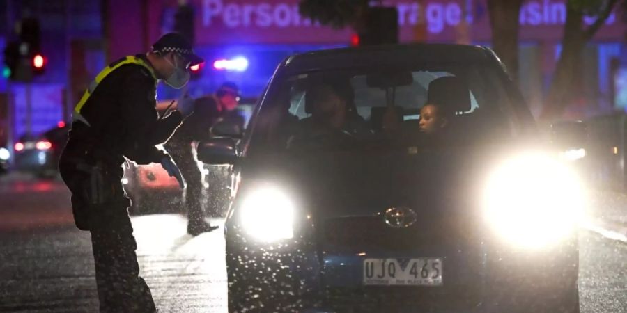 Polizeikontrolle in Australien
