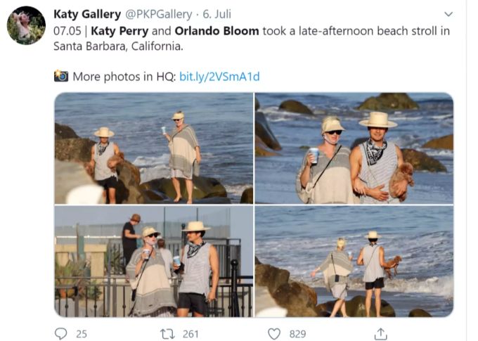 Katy Perry und Orlando Bloom geniessen noch die Zeit zu zweit. Katy Perry