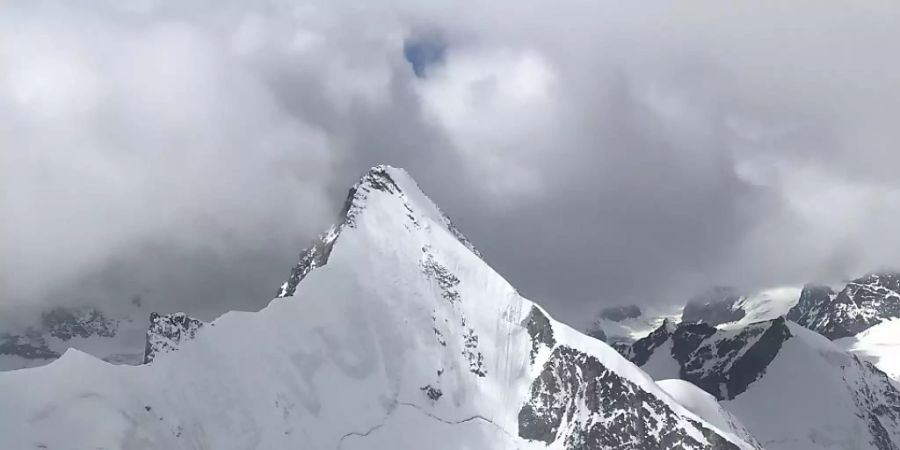 Der Gipfel des 4063 Meter hohen Obergabelhorns im Wallis.