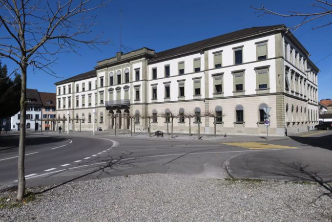 Das Thurgauer Regierungsgebäude, aufgenommen bei den Wahlen im Kanton, am Sonntag, 15. März 2020, in Frauenfeld. thurgau