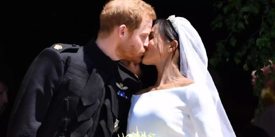 Prinz Harry und Meghan Markle heirateten 2018.