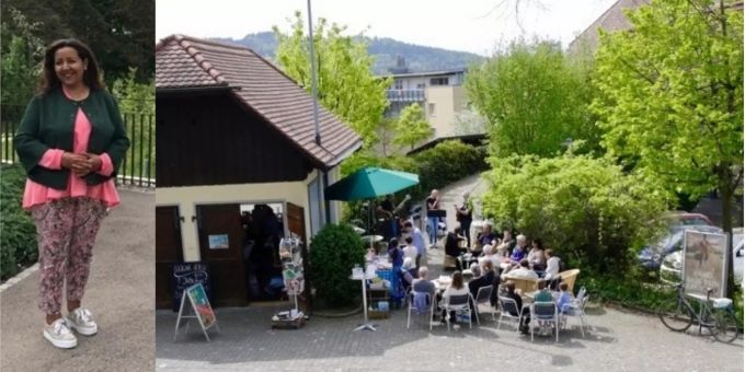Anita Alagia ist seit acht Jahren Präsidentin des Frauenvereins, der auch das Buchcafé déjà lu veranstaltet. Frauenverein Bolligen