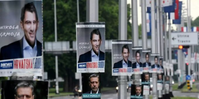 Wahlplakate in Kroatien Wahlplakate in Kroatien