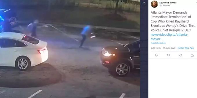Rayshard Brooks (†27) flüchtete in Atlanta mit einem von der Polizei entwendeten Taser und wurde von einem Beamten erschossen. Rayshard Brooks