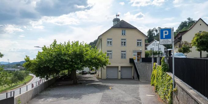 Das Gemeindehaus in Biberstein. Das Gemeindehaus in Biberstein.