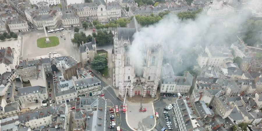 Kirchenbrand Nantes