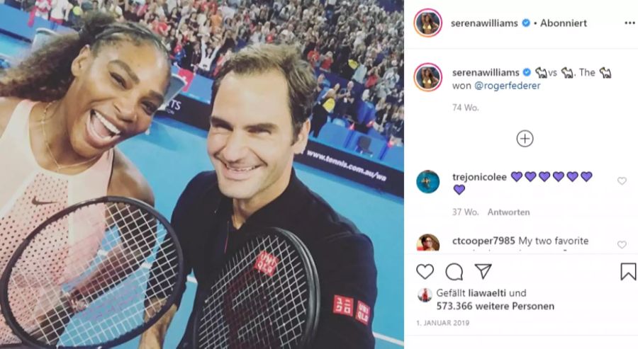 Serena Williams ist für das Frauen-Tennis, was Roger Federer bei den Männern ist.