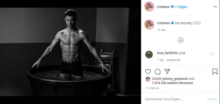 Ronaldo macht mit seinen Instagram-Posts das ganz grosse Geld.