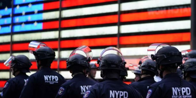Polizisten in New York Polizisten in New York