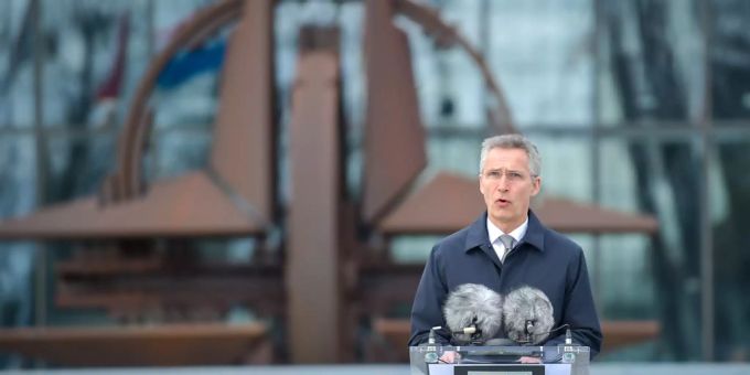 Nato-Generalsekretär Jens Stoltenberg. Nato-Generalsekretär Jens Stoltenberg