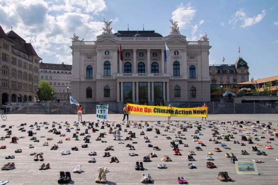 Schuhstreik Klimajugend