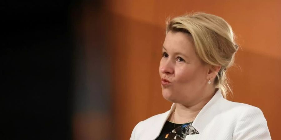 Bundesfamilienministerin Franziska Giffey (SPD)