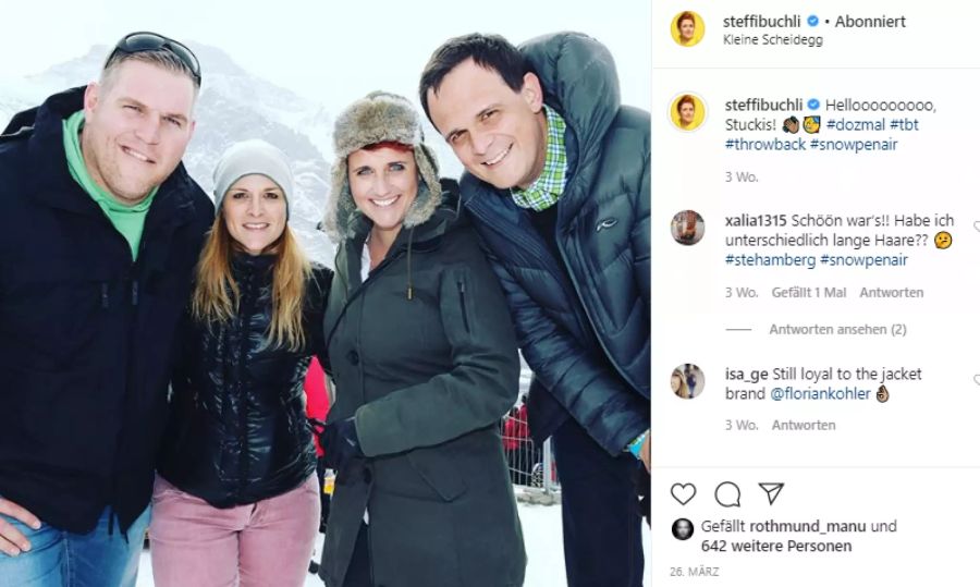 Ehemann Florian (rechts) ist der «Coupe Corona»-Coiffeur.