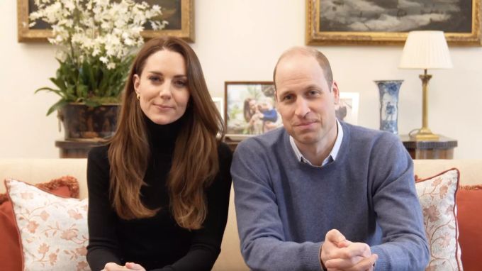 Der britische Prinz William und seine Frau Kate, Herzogin von Cambridge. william
