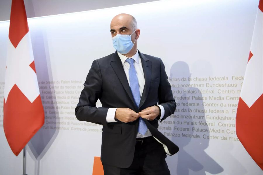 Alain Berset Covid-Zertifikat Medienkonferenz