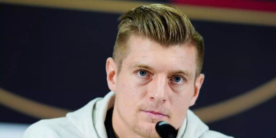 Übt harte Kritik an WM-Gastgeber Katar: Toni Kroos. Foto: Uwe Anspach/dpa