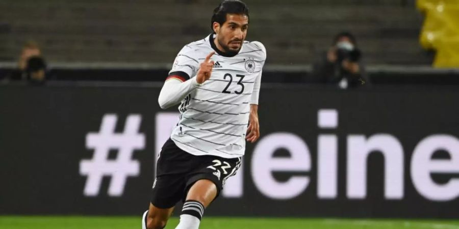 Nationalspiele Emre Can gelobt Besserung. Foto: Federico Gambarini/dpa