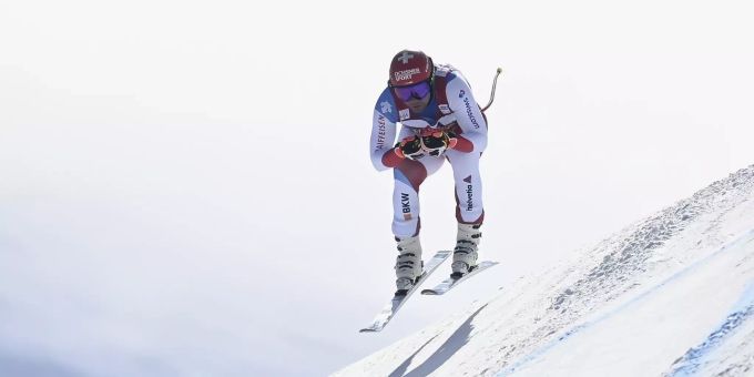 Beat Feuz rast in Saalbach auf das Podest. Beat Feuz