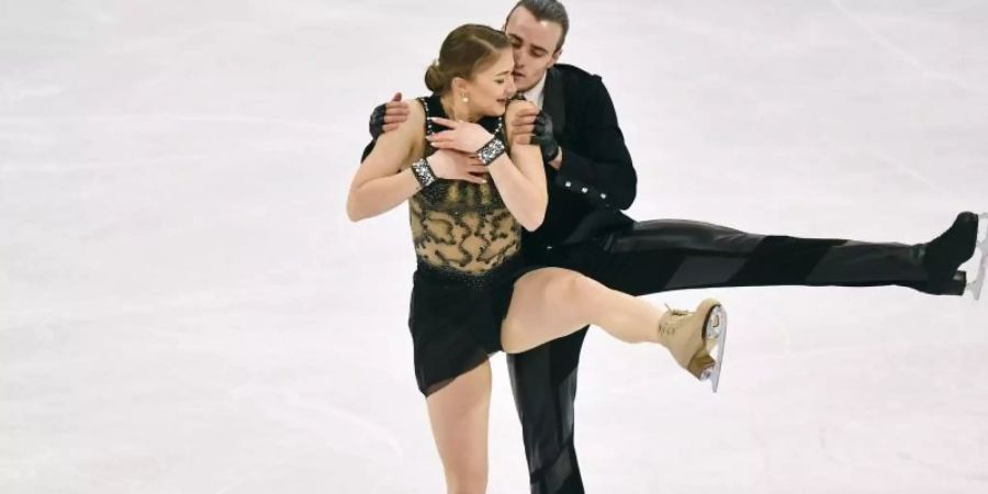 Müller und Dieck haben sich mit Platz 18 beim WM-Debüt einen Startplatz für die Olympischen Winterspiele 2022 in Peking gesichert. Foto: Martin Meissner/AP/dpa