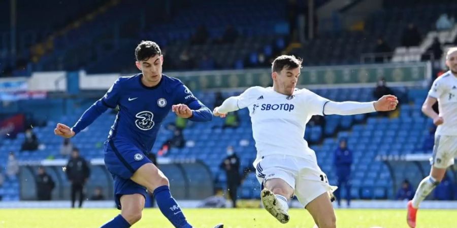 Kai Havertz (l) stand gegen Leeds in der Startelf. Foto: Laurence Griffiths/PA Wire/dpa