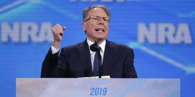Wayne LaPierre am 26. April 2019. NRA nra-chef LaPierre