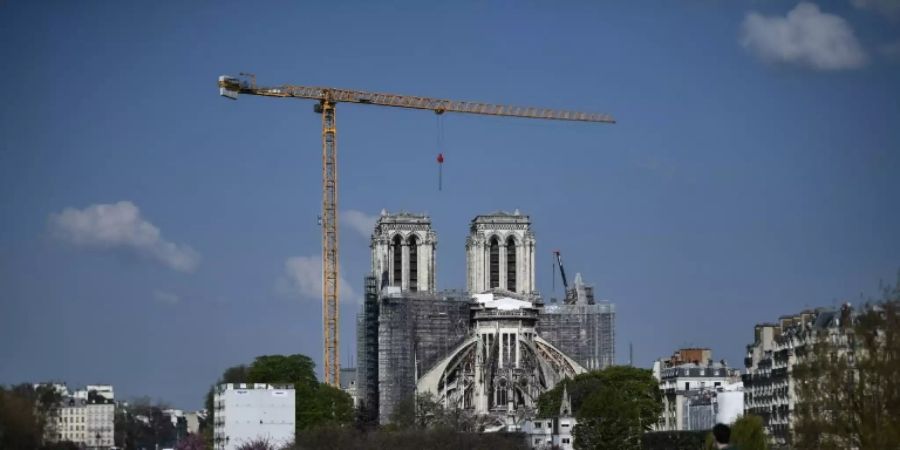Die Baustelle von Notre-Dame