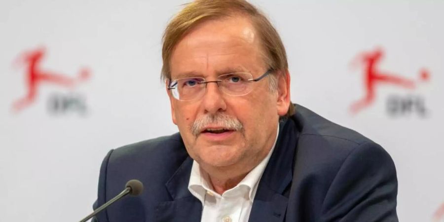 Hat die Entschuldigung von Fritz Keller entgegengenommen: DFB-Vize Rainer Koch. Foto: Andreas Gora/dpa
