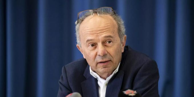 Richard Wolff anlässlich der Pressekonferenz von heute Freitag. Richard Wolff