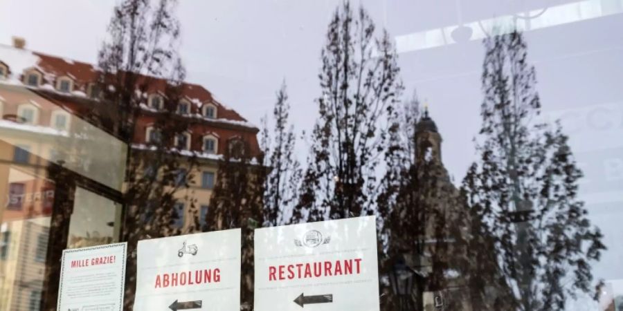Restaurant in Dresden im Februar 2021