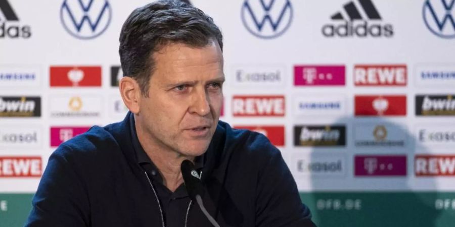 Nimmt die Nationalspieler in die Pflicht: DFB-Direktor Oliver Bierhoff. Foto: Thomas Boecker/DFB/dpa