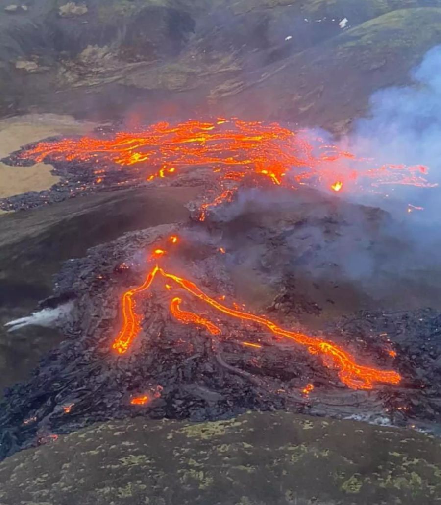 Vulkaneruption in Island