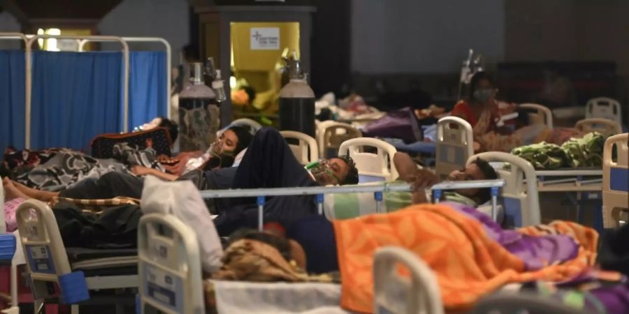 Covid-19-Patienten in Neu Delhi