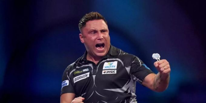 Der amtierende Darts-Weltmeister: Gerwyn Price. Foto: John Walton/PA Wire/dpa Der amtierende Darts-Weltmeister: Gerwyn Price. Foto: John Walton/PA Wire/dpa
