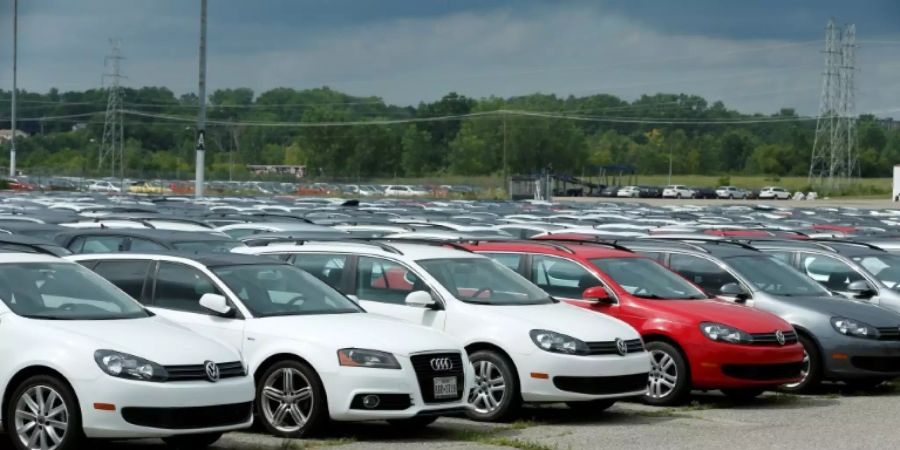 Fahrzeuge der Marken VW und Audi