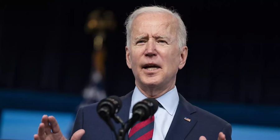 Joe Biden, Präsident der USA, spricht während einer Veranstaltung. Foto: Evan Vucci/AP/dpa