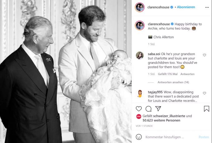 Prinz Charles gratuliert Archie zum Geburtstag. charles