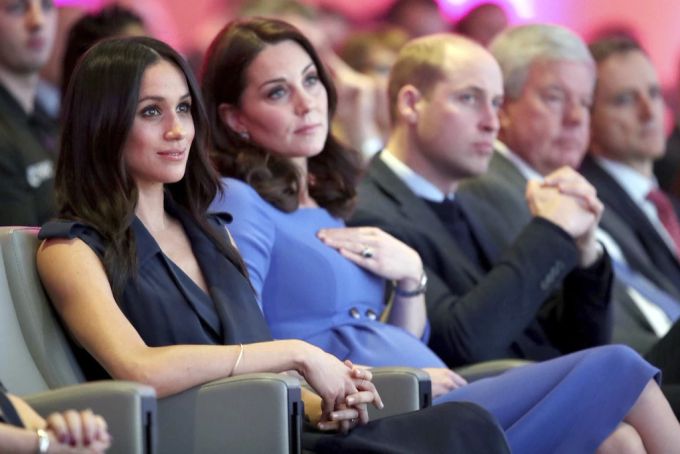 Meghan Markle und Kate Middleton bei einem royalen Anlass. Meghan Markle