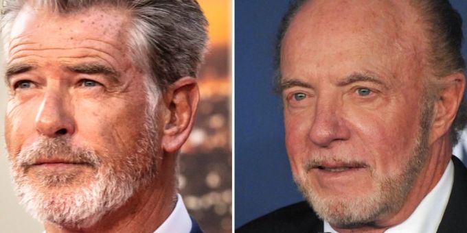 Pierce Brosnan (li.) stand mit James Caan für «Fast Charlie» vor der Kamera. James Caan Pierce Brosnan