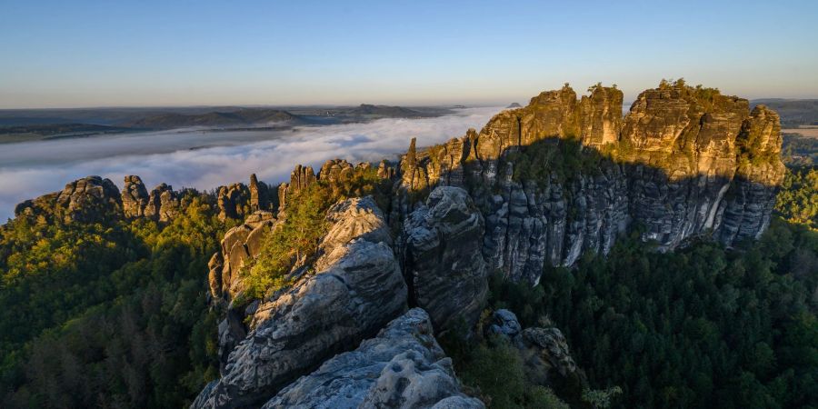 Felsen in der Sächsischen Schweiz.