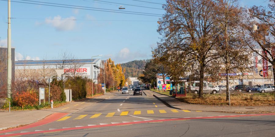 Die Industriestrasse in Winterthur.