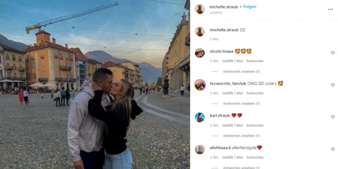 Loco Escrito (32) und seine Freundin Michelle Straub (24). loco escrito