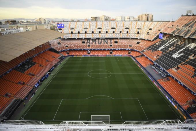 Im Estadio Mestalla trägt Valencia seine Heimspiele in La Liga aus. La Liga