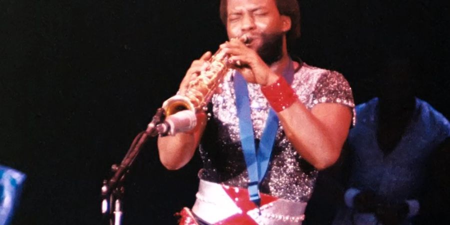 Andrew Woolfolk während eines Auftritts im Jahr 1982.